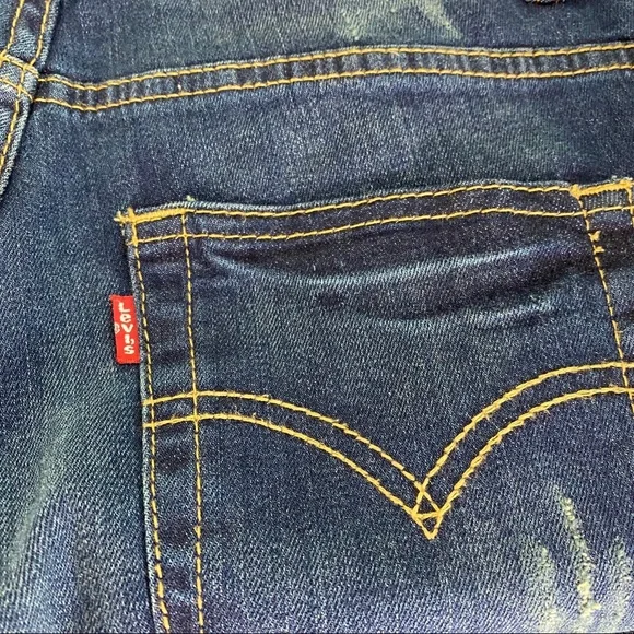 Levi’s 511 Slim Patchwork Jeans Size 27 x 27 - Picture 5 of 10